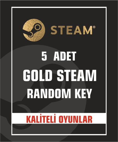 5 Adet Gold Steam Random Key